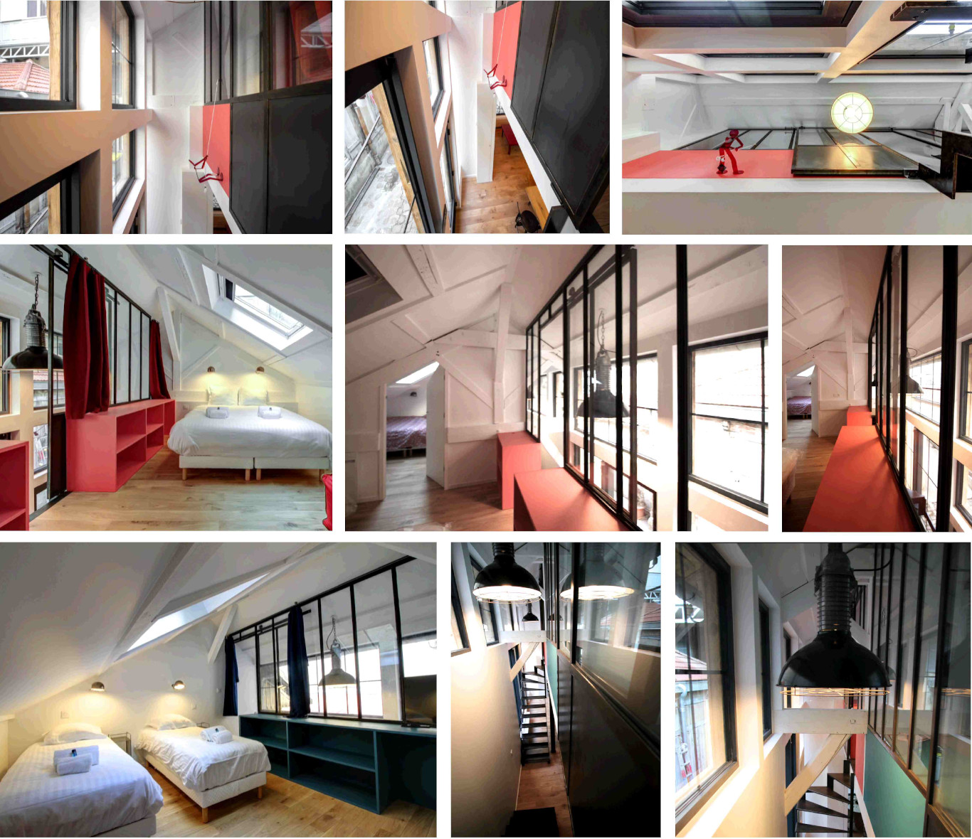 Julie Drevet Architecte d'intérieur Designer : 	CHAPEAU ROUGE - RÉNOVATION D'UN BÂTIMENT ANCIEN POUR LA CRÉATION D'UNE LOCATION DE TOURISME